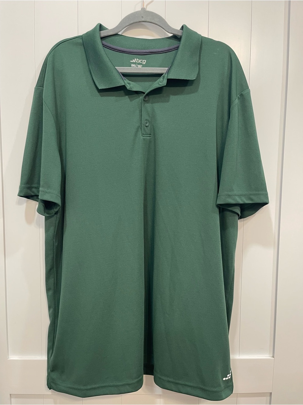 bcg Men's Green Polo Shirt 2XL XXL big & tall